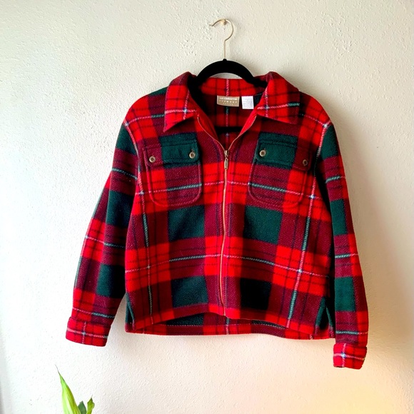 Liz Claiborne Fleece Cropped Jacket - Picture 2 of 6